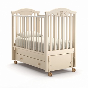 Детская кровать Nuovita Lusso swing продольный, цвет - Avorio/Слоновая кость (Nuovita, LUSS_040)